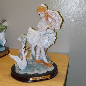 Lily Collection (Girl with Swan) Statue